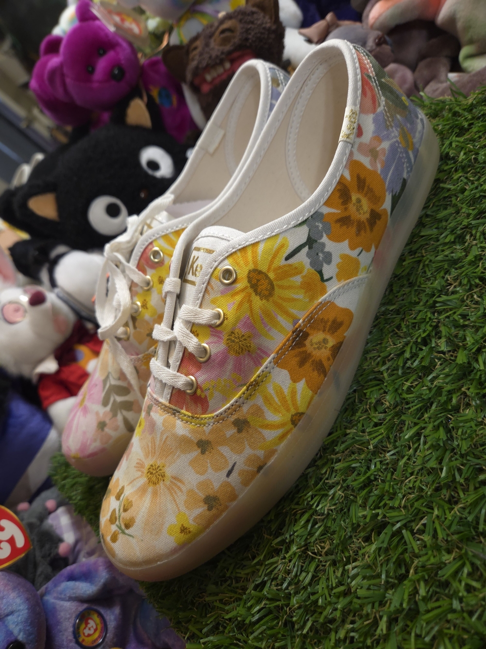 Rifle Paper Co. Keds Women's Floral Canvas Sneakers 8 - Picture 3 of 9